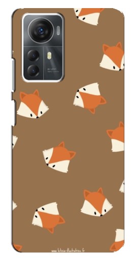 Чехол с печатью "Лисёнки" для ZTE Blade A72s