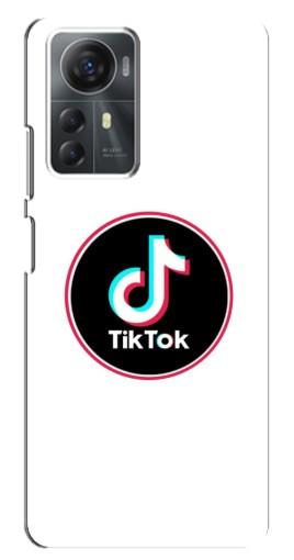 Чехол с картинкой "Лого Тик Ток" для ZTE Blade A72s