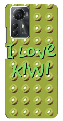 Силиконовый чехол с изображением "Love Kiwi" для ZTE Blade A72s