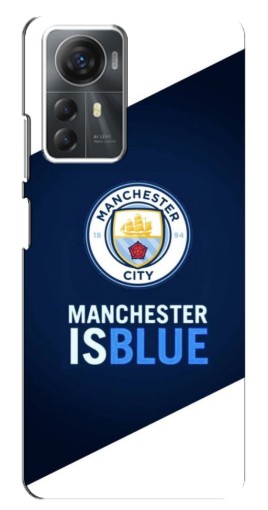Силиконовый чехол с изображением "Manchester is Blue" для ZTE Blade A72s