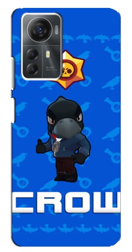 Чехол с печатью "Медаль Crow" для ZTE Blade A72s