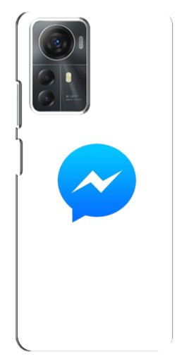 Чехол с картинкой "messenger logo" для ZTE Blade A72s