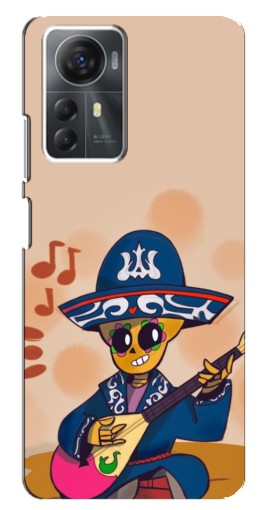 Чехол с печатью "Музыкант Poco" для ZTE Blade A72s
