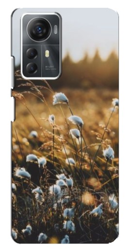 Чехол с печатью "Нежные полевые цветы" для ZTE Blade A72s