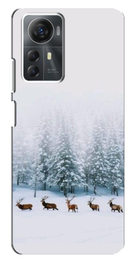 Чехол с картинкой "Олени в лесу" для ZTE Blade A72s