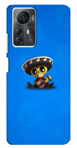 Силиконовый чехол с изображением "Poco с гитарой" для ZTE Blade A72s