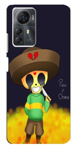 Силиконовый чехол с изображением "Poco y Chara" для ZTE Blade A72s