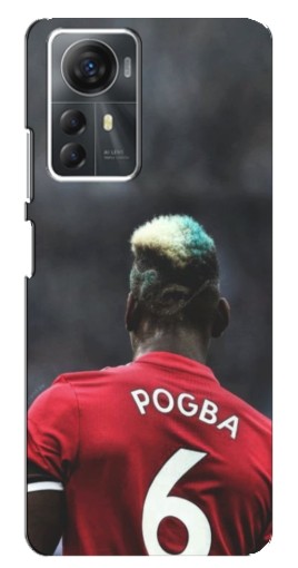 Силиконовый чехол с изображением "Pogba 6" для ZTE Blade A72s