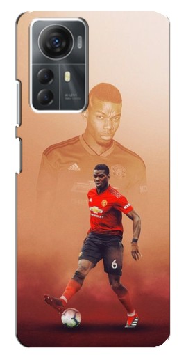 Силиконовый чехол с изображением "Pogba с Манчестера" для ZTE Blade A72s