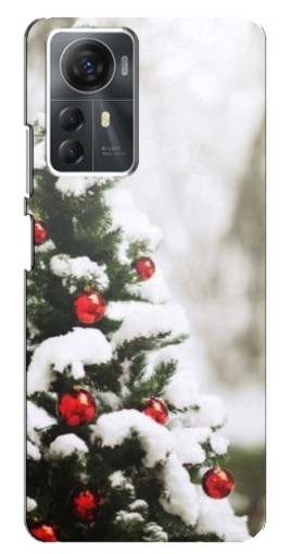 Чехол с печатью "Рождественская елка" для ZTE Blade A72s