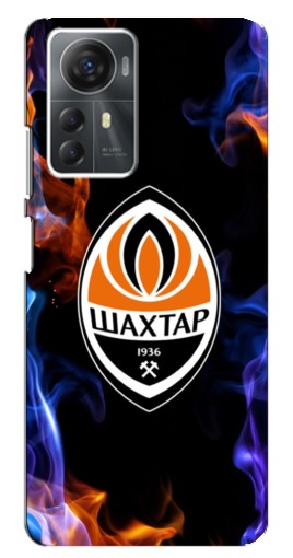Чехол с принтом "Шахтер в огне" для ZTE Blade A72s