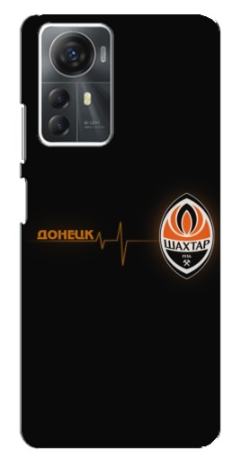 Чехол с принтом "Шахтер в сердце" для ZTE Blade A72s