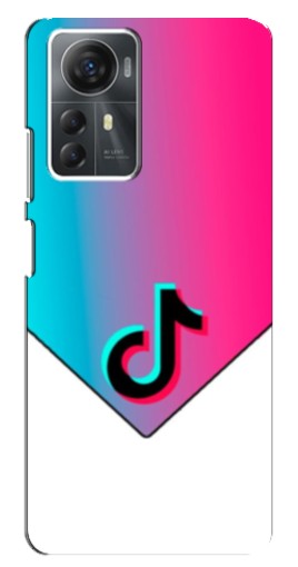 Чехол с принтом "Tiktok Logo" для ZTE Blade A72s