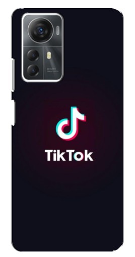 Чехол с принтом "TikTok темный" для ZTE Blade A72s