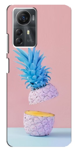 Чехол с печатью "Яркий ананас" для ZTE Blade A72s