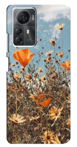 Чехол с принтом "Желтые цветы" для ZTE Blade A72s