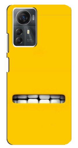 Силиконовый чехол с изображением "Зубы миньона" для ZTE Blade A72s