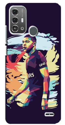 Силиконовый чехол с изображением "ART Mbappe" для ZTE Blade A53 Pro