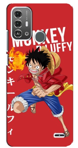 Чехол с принтом "Атакующий D Luffy" для ZTE Blade A53 Pro