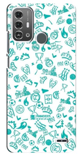 Чехол с картинкой "Атрибутика Real Madrid" для ZTE Blade A53 Pro