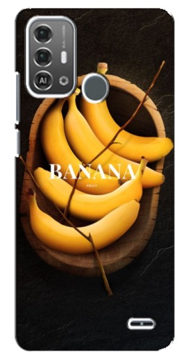 Силиконовый чехол с изображением "Banana" для ZTE Blade A53 Pro