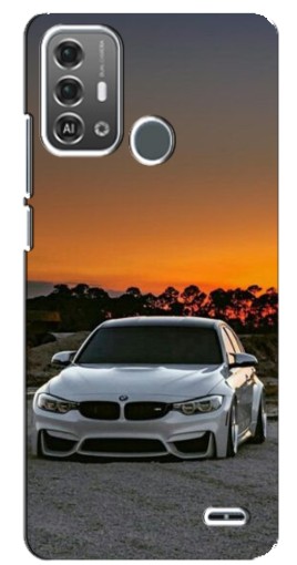 Чехол с принтом "BMW белая" для ZTE Blade A53 Pro