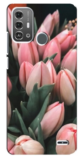 Чехол с печатью "Букет тюльпанов" для ZTE Blade A53 Pro