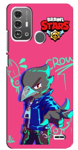 Чехол с принтом "Crow Asassin" для ZTE Blade A53 Pro