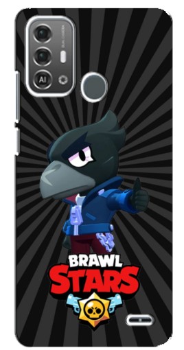 Чехол с картинкой "Crow Brawl Stars" для ZTE Blade A53 Pro