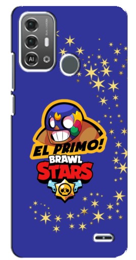 Силиконовый чехол с изображением "El Primo в маске" для ZTE Blade A53 Pro