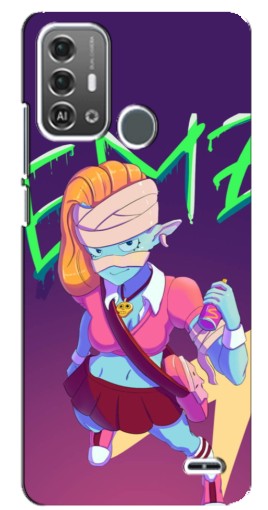 Чехол с принтом "EMZ модная" для ZTE Blade A53 Pro