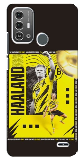 Чехол с картинкой "Golden Haaland" для ZTE Blade A53 Pro