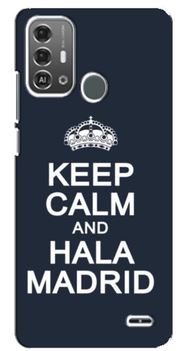Чехол с печатью "Hala Madrid" для ZTE Blade A53 Pro