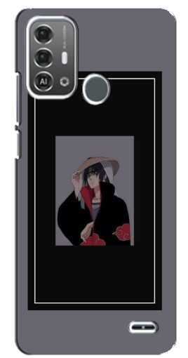 Чехол с картинкой "Итачи в рамке" для ZTE Blade A53 Pro