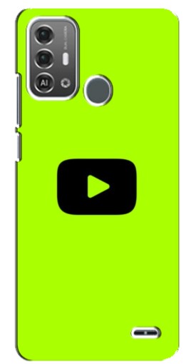 Чехол с принтом "Кнопка Ютуба" для ZTE Blade A53 Pro