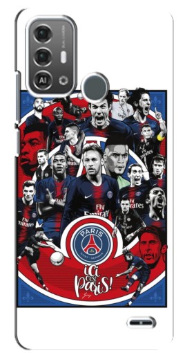 Чехол с картинкой "Команда PSG" для ZTE Blade A53 Pro