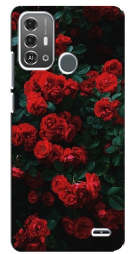 Чехол с картинкой "Красные розы" для ZTE Blade A53 Pro