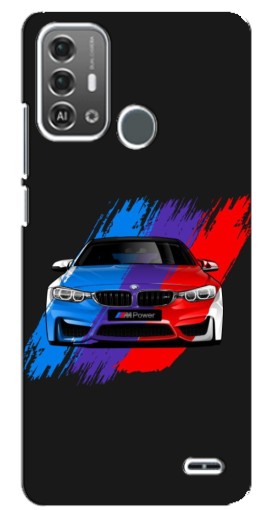 Силиконовый чехол с изображением "Красочный BMW" для ZTE Blade A53 Pro