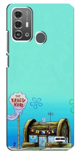 Чехол с печатью "Krusty Krab" для ZTE Blade A53 Pro