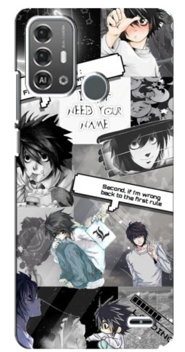Чехол с принтом "L - Death note" для ZTE Blade A53 Pro