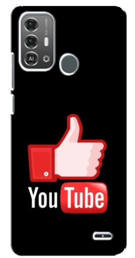 Чехол с картинкой "Лайк YouTube" для ZTE Blade A53 Pro