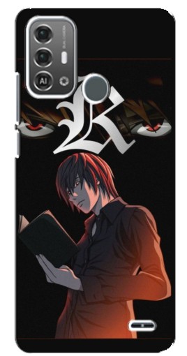 Силиконовый чехол с изображением "Лайт Ягами Death Note" для ZTE Blade A53 Pro