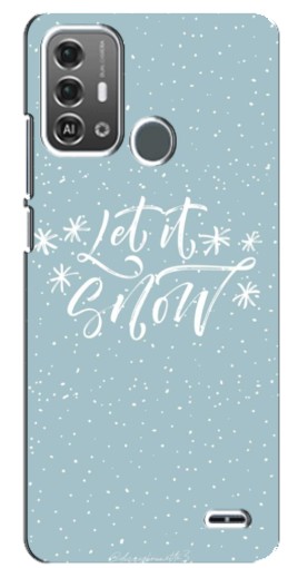 Чехол с печатью "Let it Snow" для ZTE Blade A53 Pro