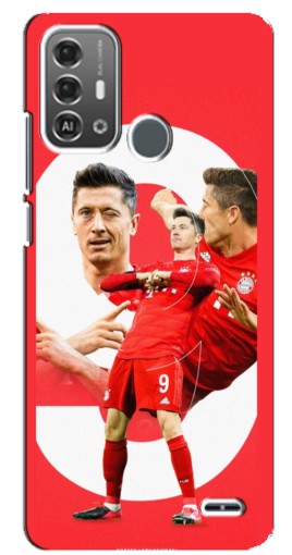 Силиконовый чехол с изображением "Левандовски" для ZTE Blade A53 Pro