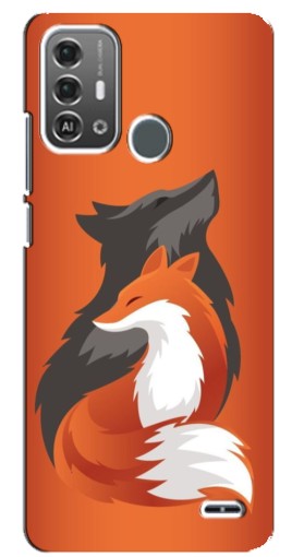 Чехол с принтом "Лиса ART" для ZTE Blade A53 Pro