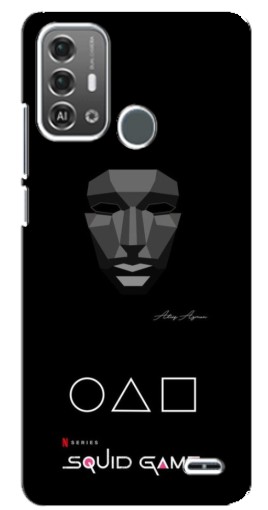 Чехол с принтом "Маска фронтмена" для ZTE Blade A53 Pro
