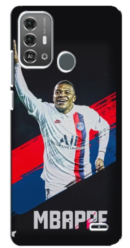 Силиконовый чехол с изображением "Mbappe в ПСЖ" для ZTE Blade A53 Pro