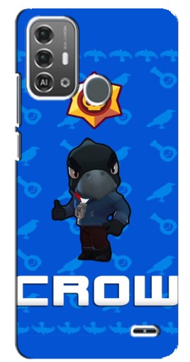 Чехол с печатью "Медаль Crow" для ZTE Blade A53 Pro