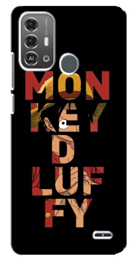 Силиконовый чехол с изображением "Monky d Luffy" для ZTE Blade A53 Pro