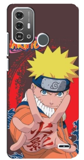 Силиконовый чехол с изображением "Naruto атакует" для ZTE Blade A53 Pro
